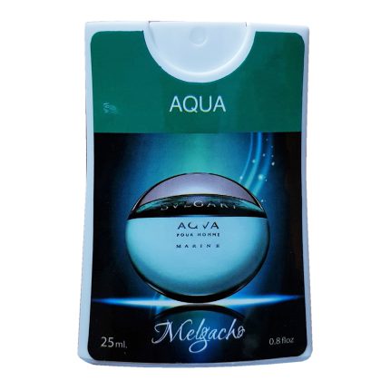 عطر جیبی مردانه ملگاچو مدل Aqua حجم 25 میلی لیتر