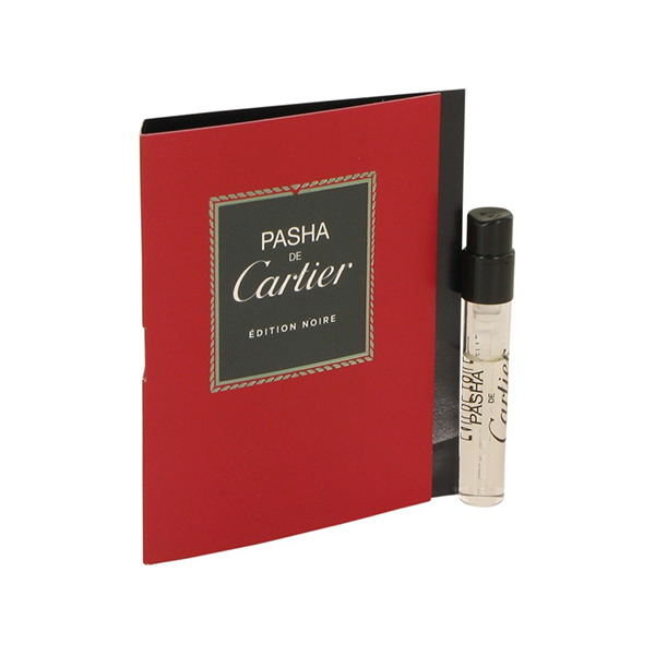 عطر جیبی مردانه کارتیه مدل Pasha de Cartier Edition Noire حجم 1.5 میلی لیتر