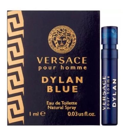 عطر جیبی مردانه ورساچه مدل Pour Homme Dylan Blue حجم 1 میلی لیتر